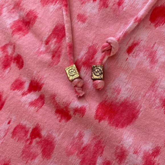 Michael Kors Pink Red Animal Print Sleeveless Blouse Size L - Picture 6 of 7